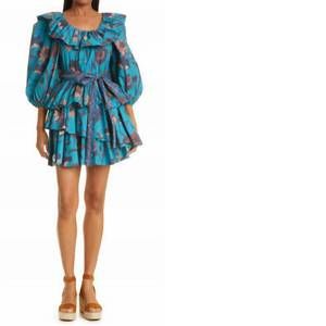 Nwt ulla johnson giselle dress in lagoon